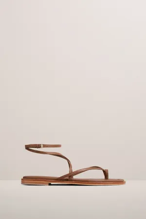 A Emery Davis Sandal in Deep Tan