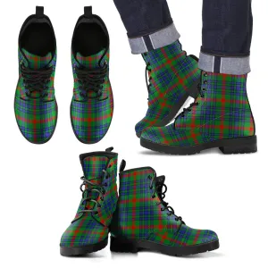 Aiton Tartan Leather Boots