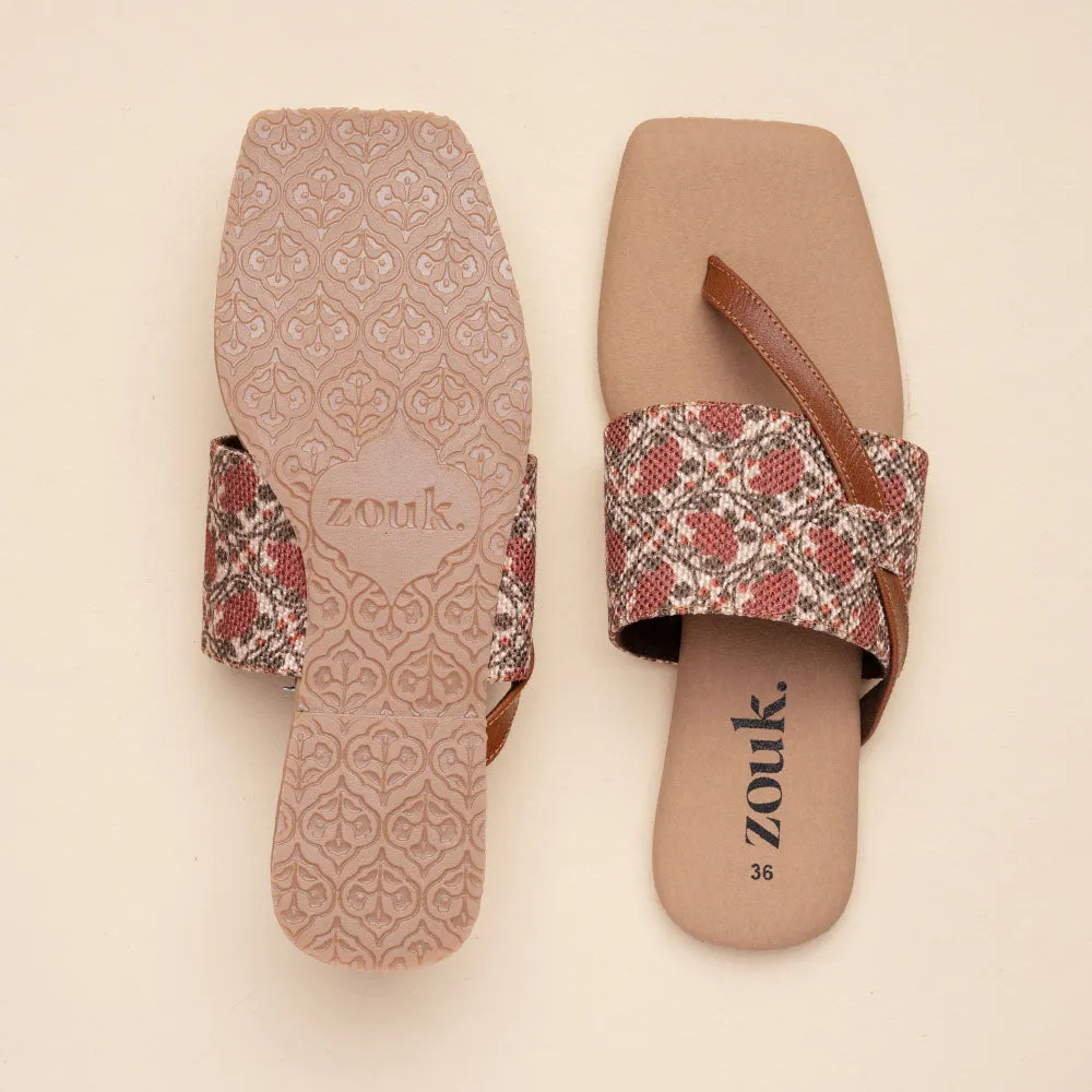 Auroville Botanica Side Toe Flats