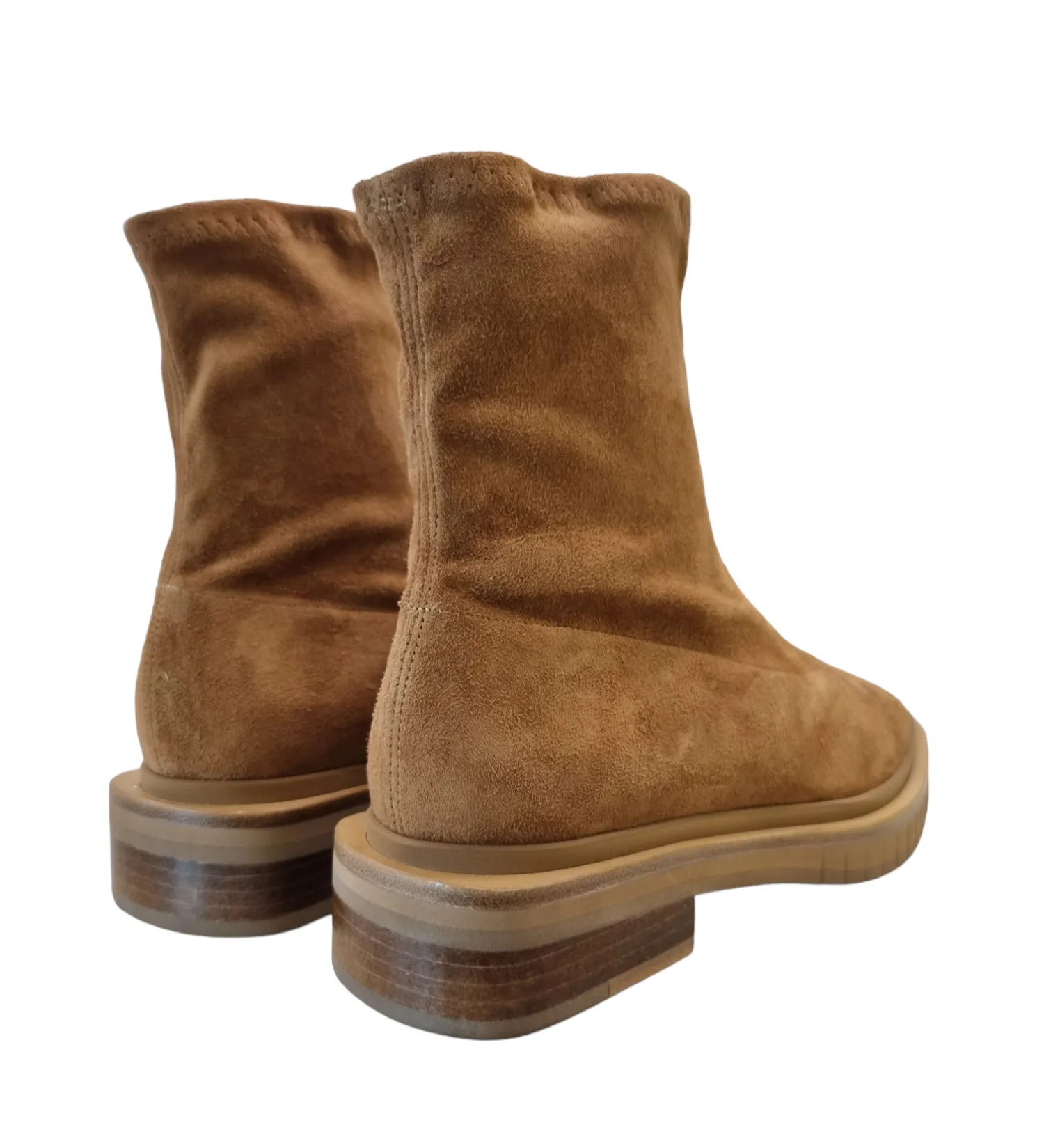 Bailey Tan Stretch Suede Boots (carry over style)