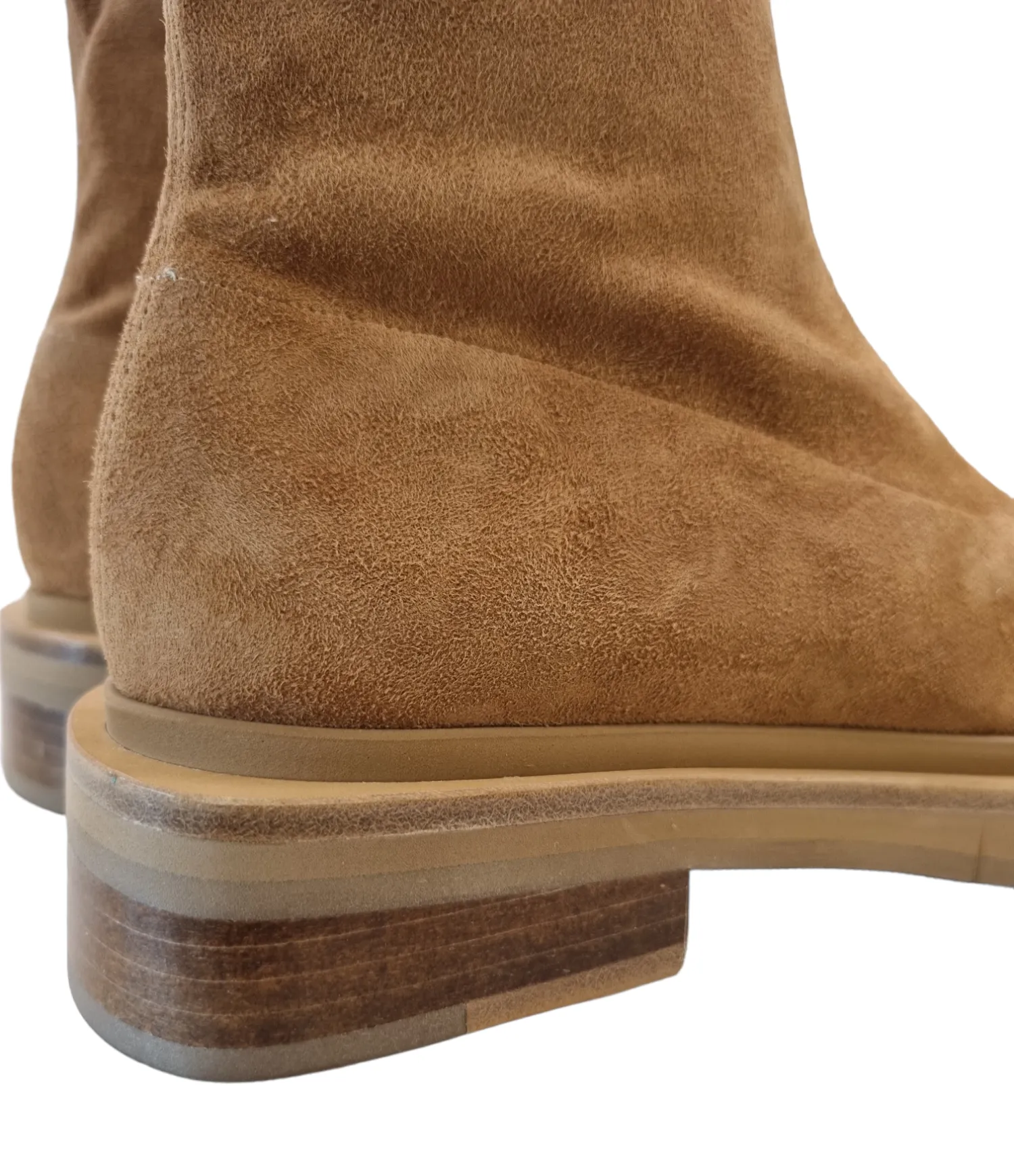 Bailey Tan Stretch Suede Boots (carry over style)