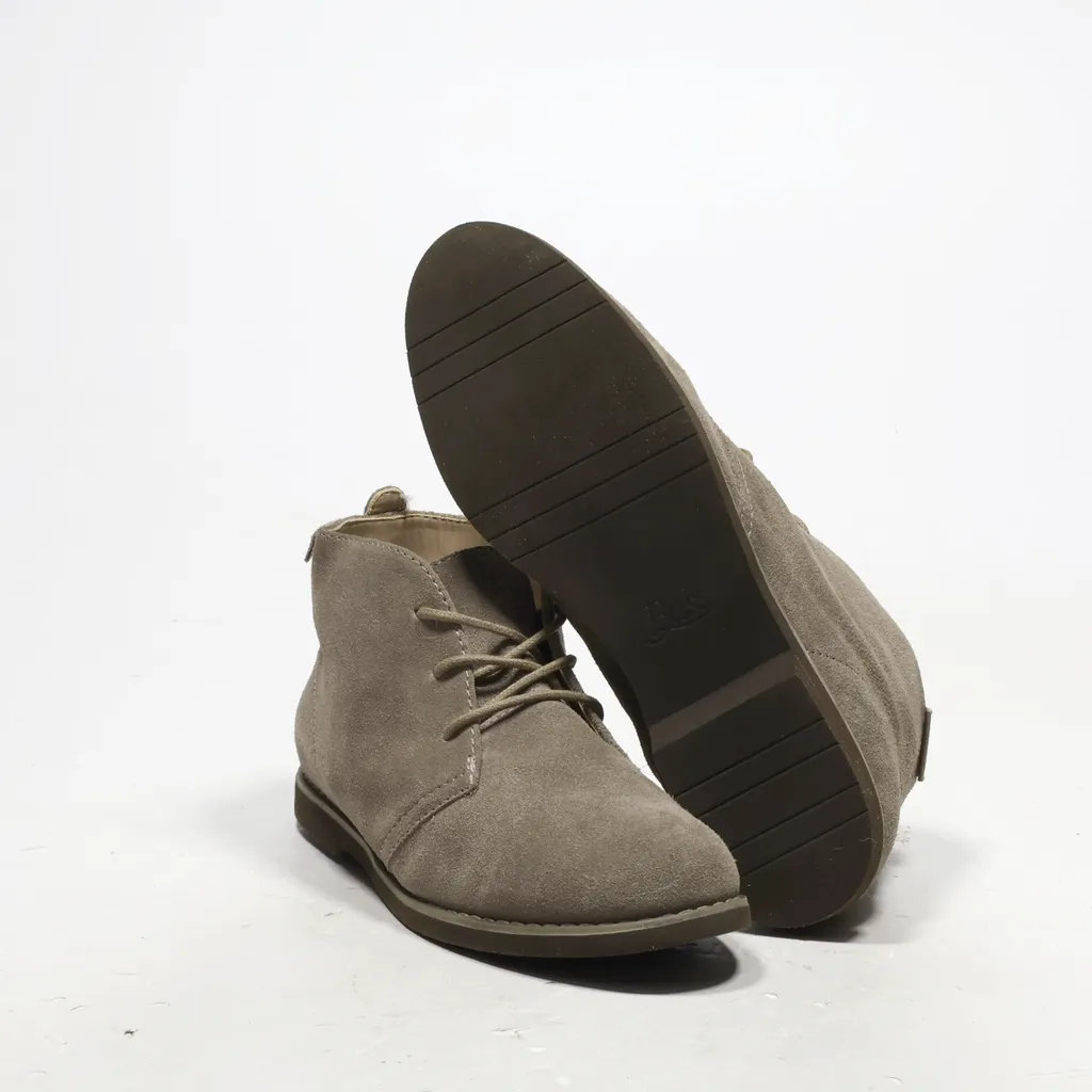 Bass Elyse Desert Boots Suede Brown Color For Women