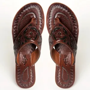 Blythe Island Western Leather Sandals