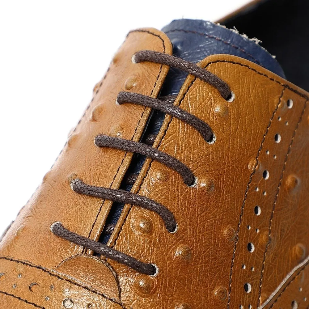 Bullock color matching business oxford shoes casual men's formal leather shoes