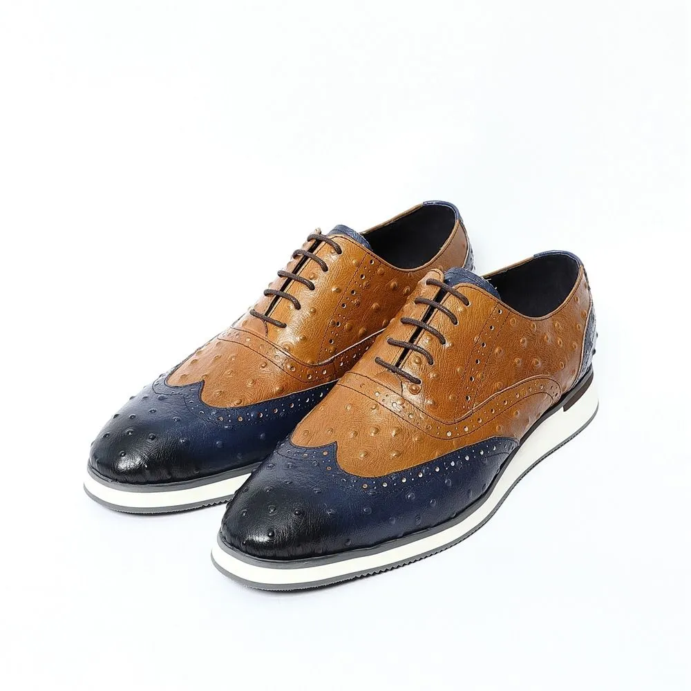 Bullock color matching business oxford shoes casual men's formal leather shoes