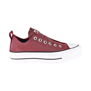 Converse Chuck Taylor All Star Final Frontier Platform Slip Women's Shoes Red