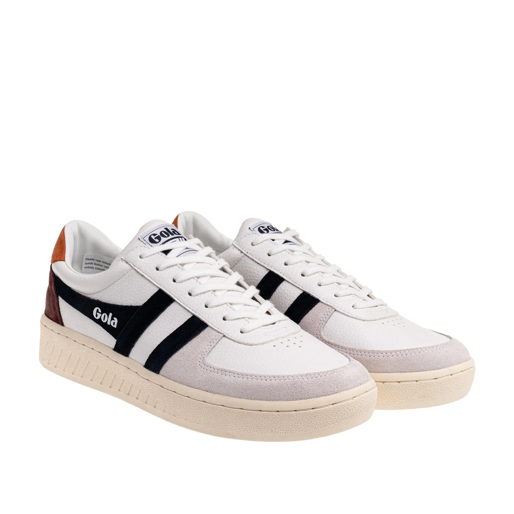 Grandslam Trident Trainer (White   Navy   Moody Orange)