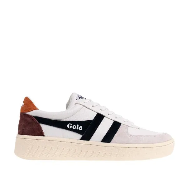 Grandslam Trident Trainer (White   Navy   Moody Orange)