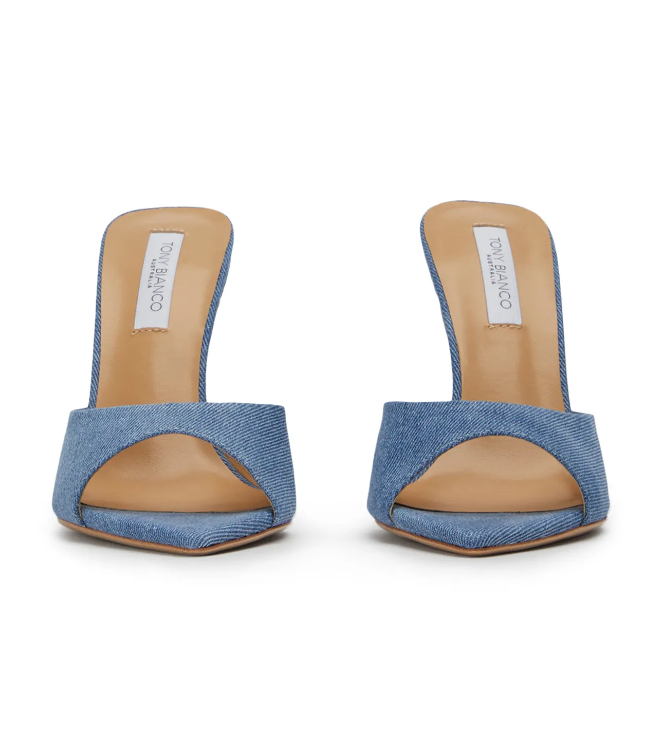 Marcel Washed Denim Heels