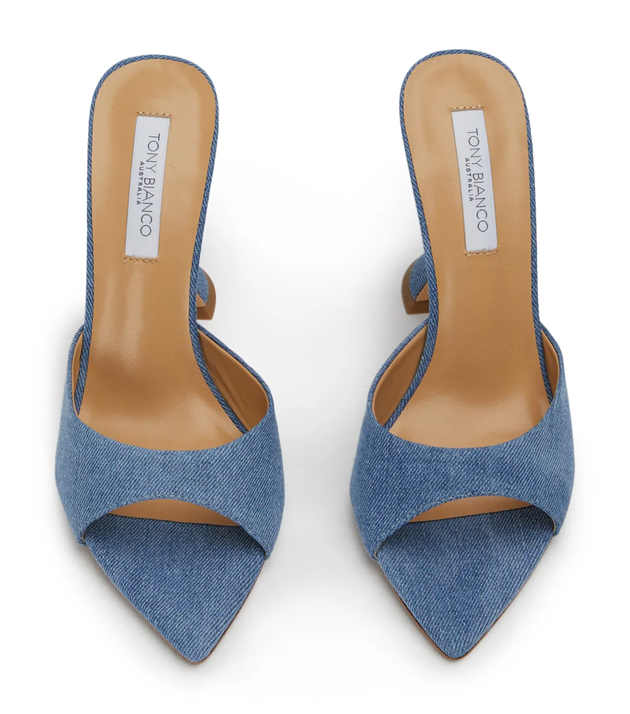Marcel Washed Denim Heels