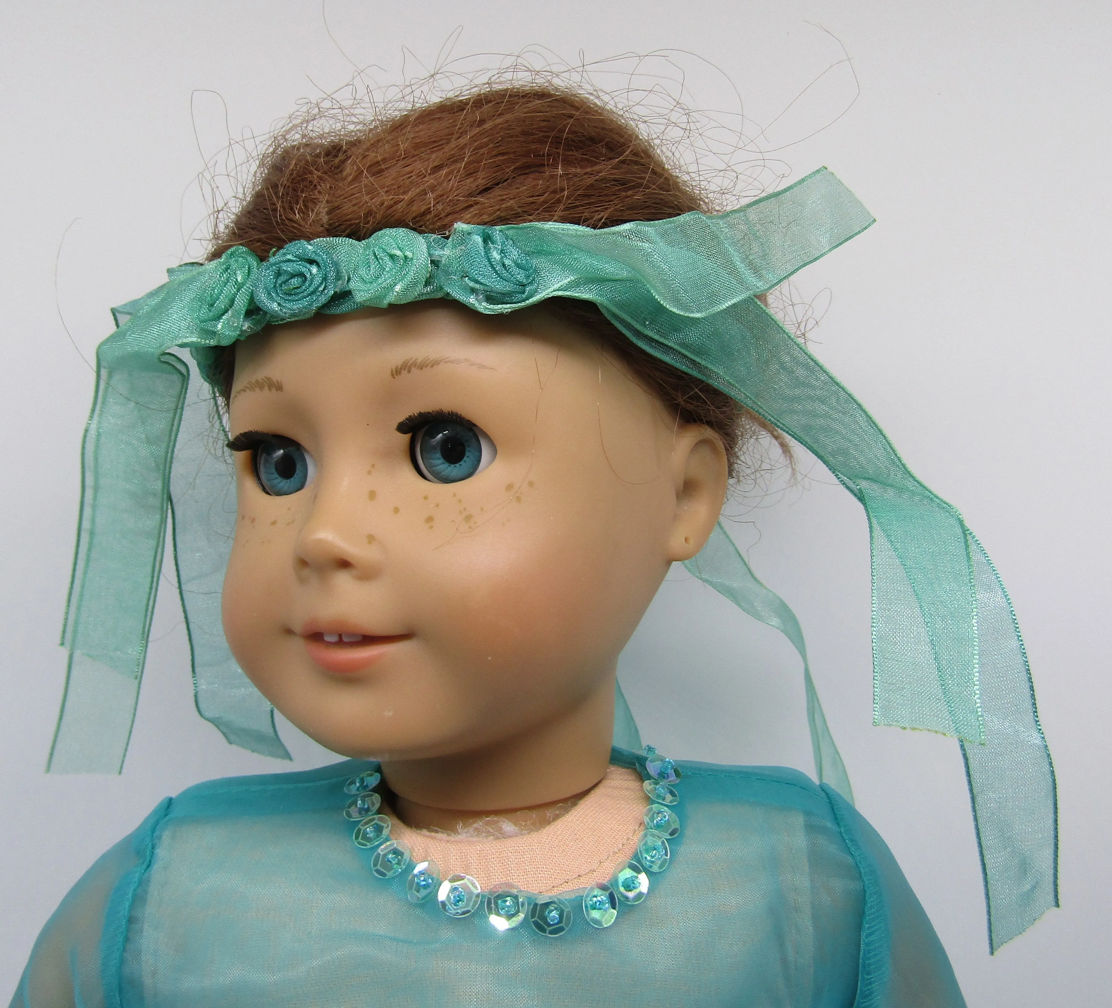Mermaid  Costume 18 inch Doll 2 Pc