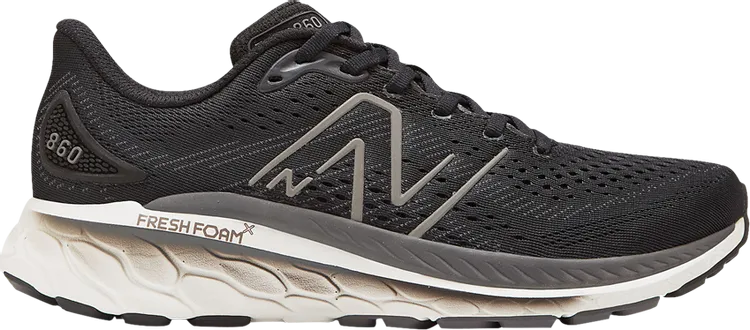 New Balance Fresh Foam X 860v13 'Black Magnet' sneakers, black