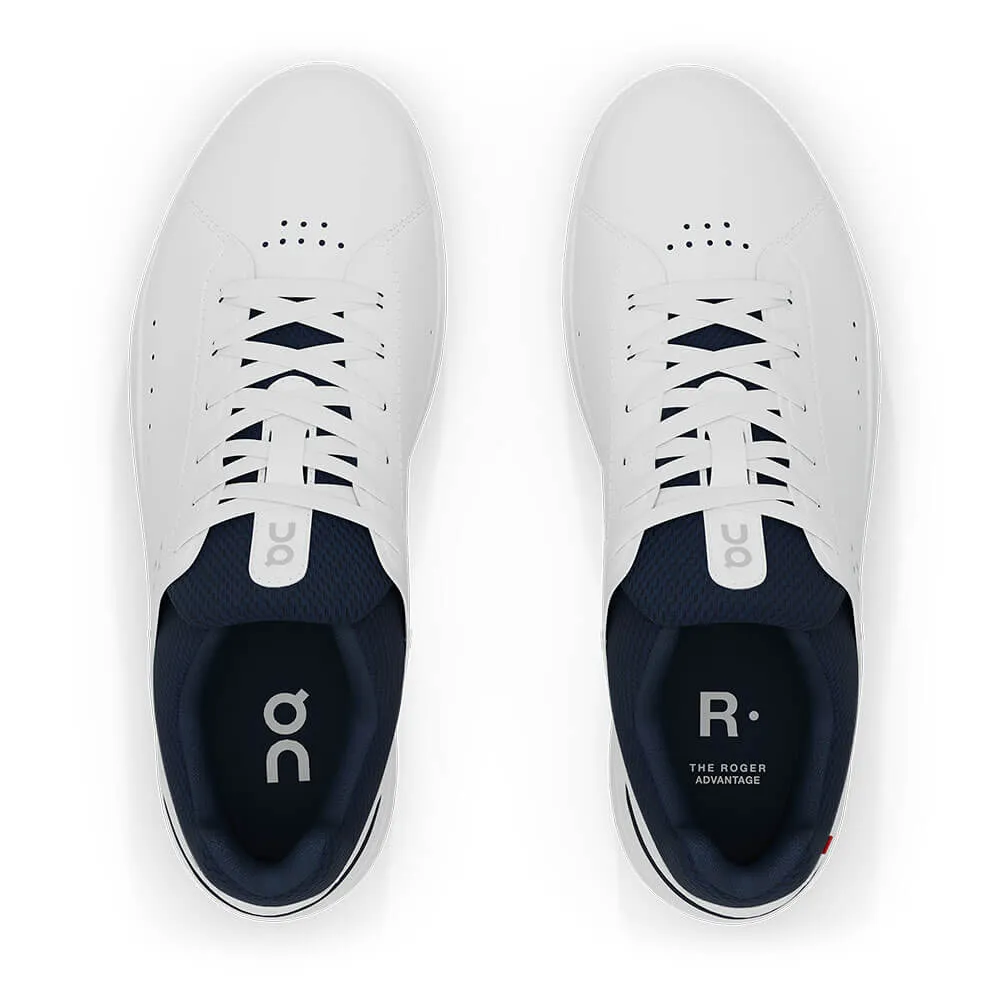 On Men's The Roger Advantage Shoes - White / Midnight