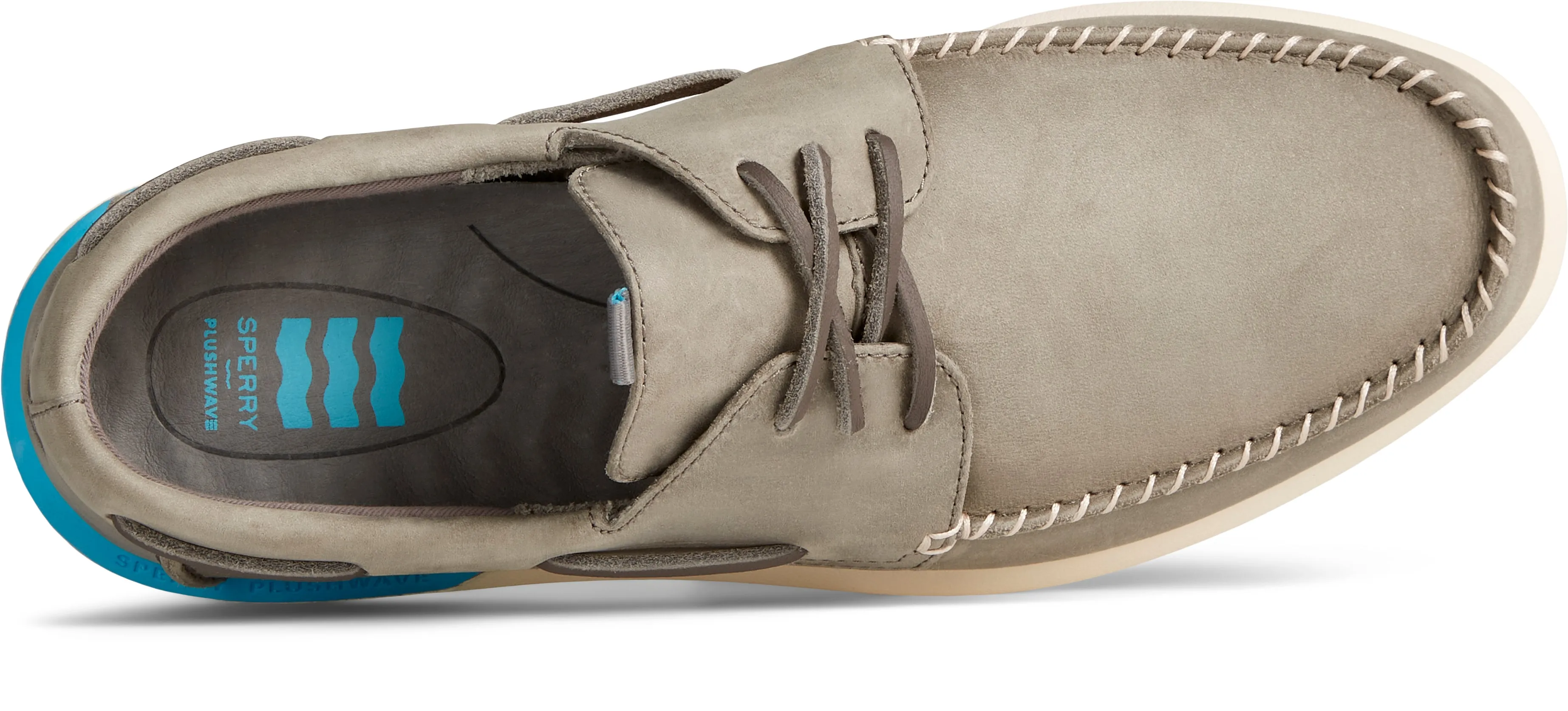 Sperry Men's Authentic Original PLUSHWAVE 2.0 Boat Shoe - Grey (STS23940)