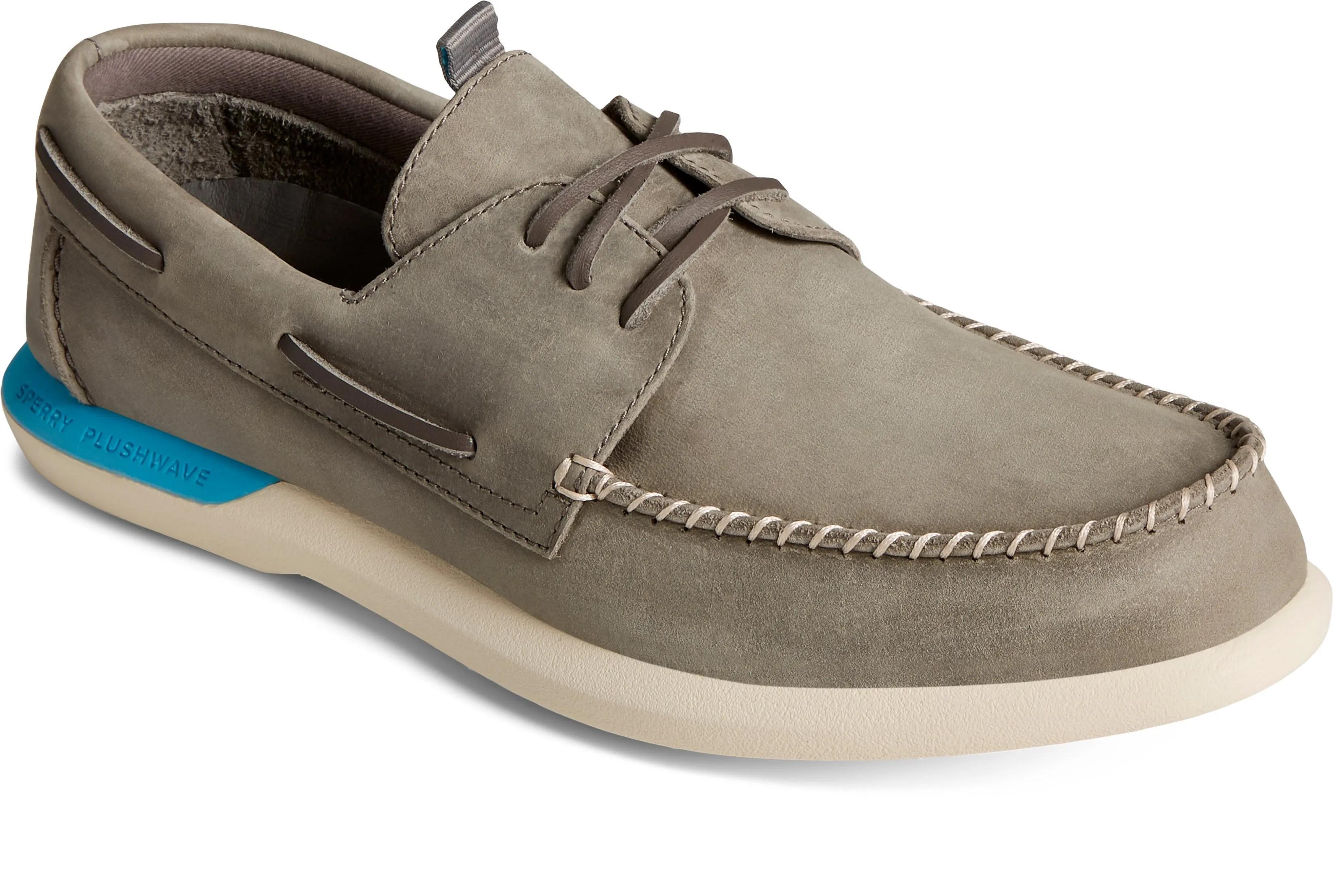 Sperry Men's Authentic Original PLUSHWAVE 2.0 Boat Shoe - Grey (STS23940)