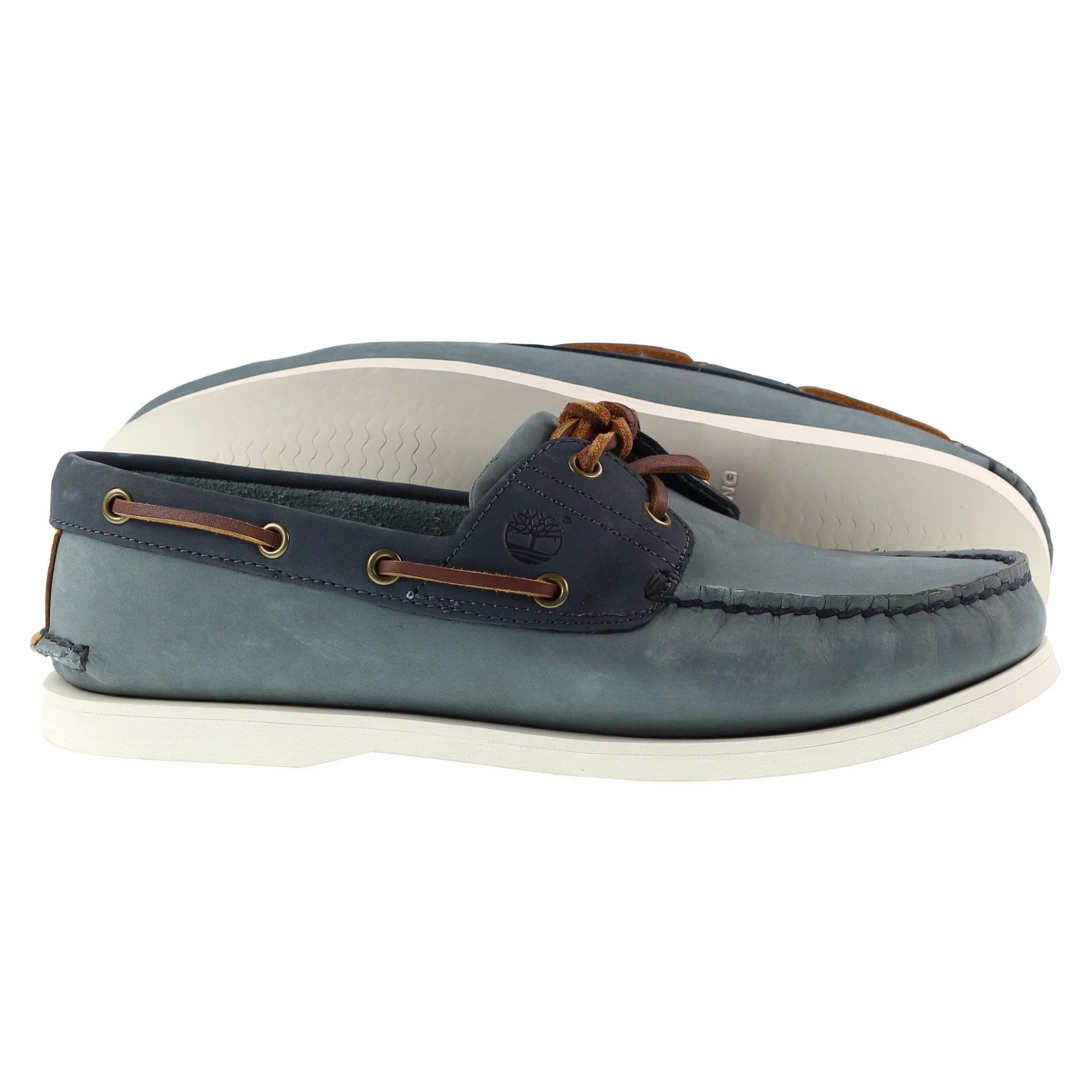 Timberland Boots Mens Classic Boat Shoe Medium Blue