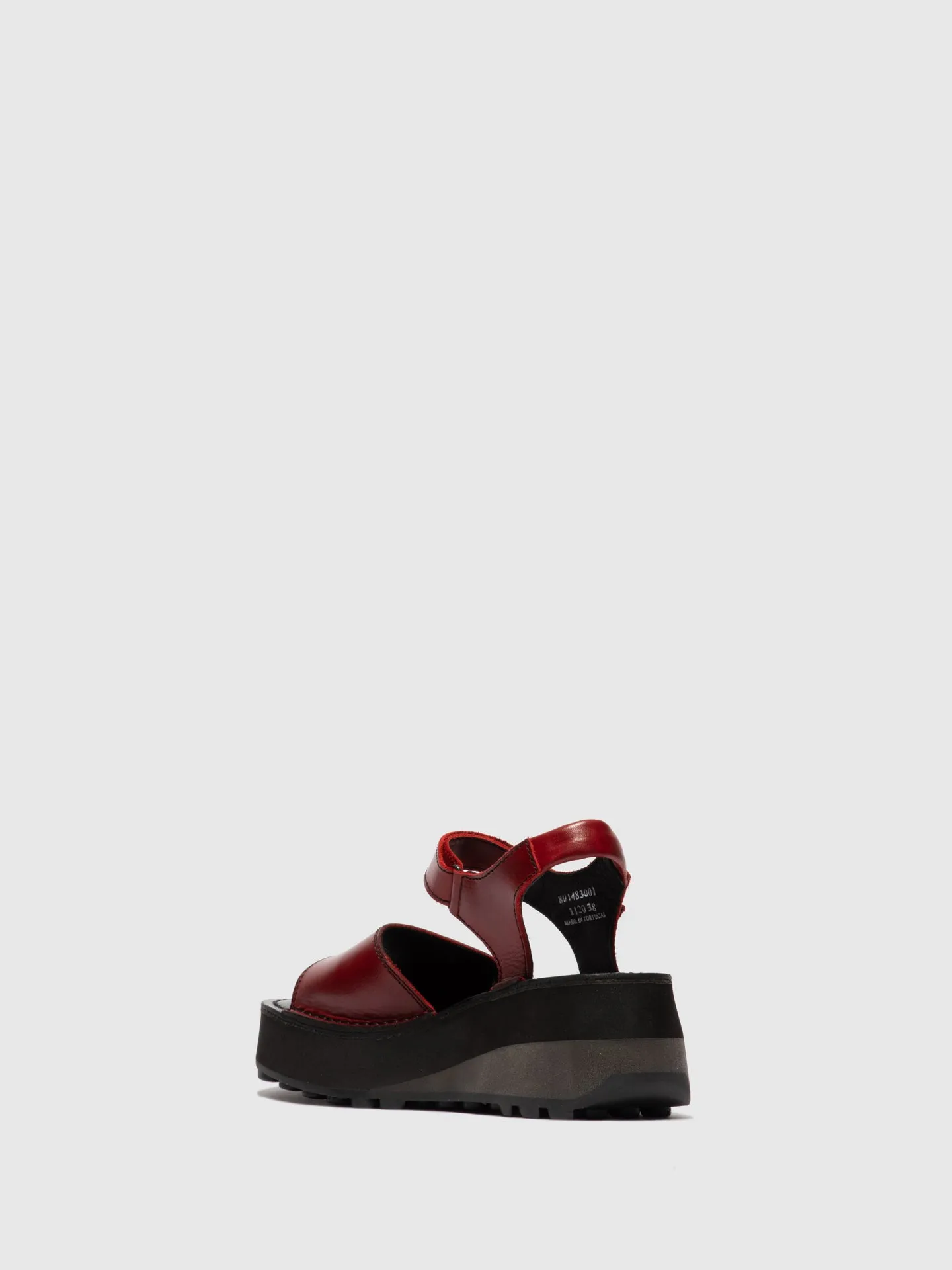 Velcro Sandals HOST483FLY RED/BLACK