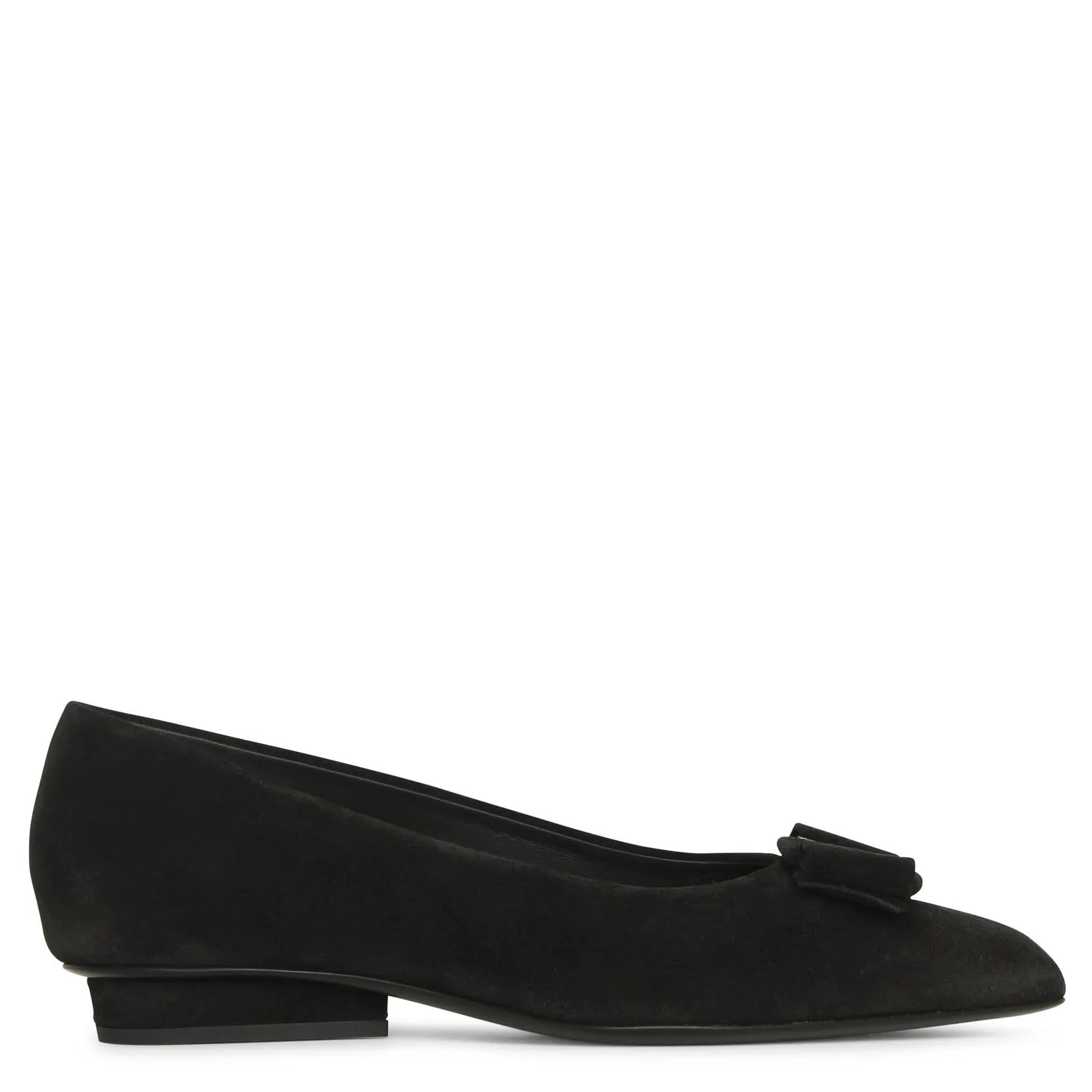 Viva black suede flats